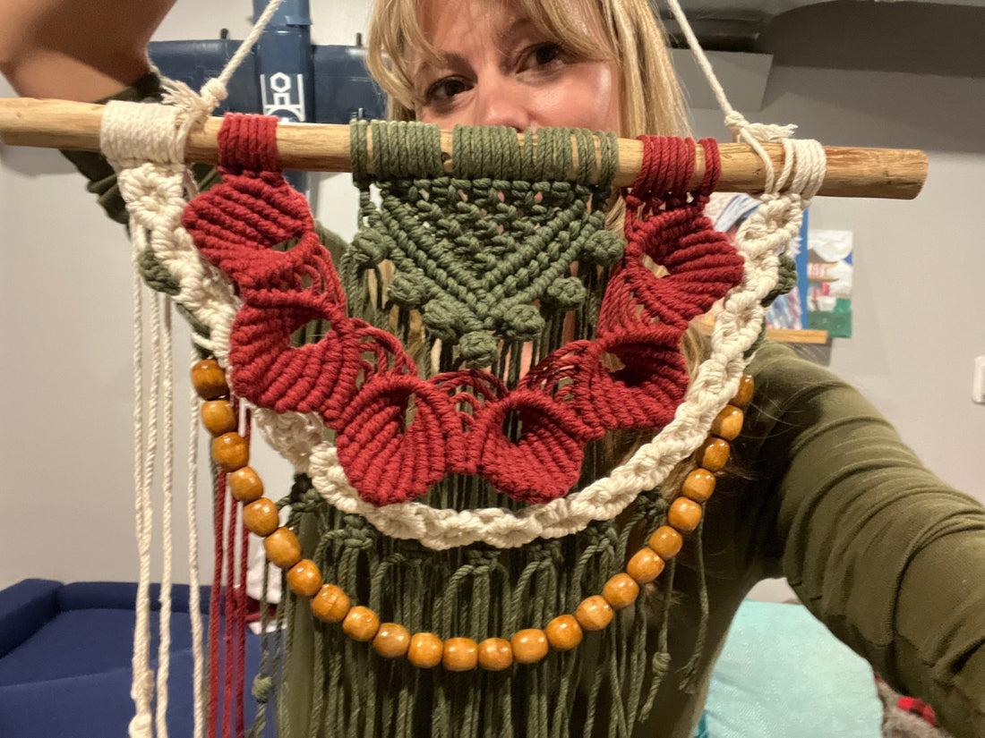 My personal beginnings for my love of Macramé: - Nature Inspires