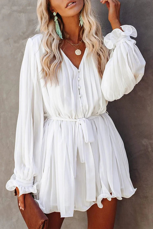 Chic Ruffled Romper - Naturenspires