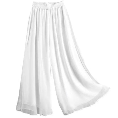 Chiffon Wide Leg Pants - Nature Inspires