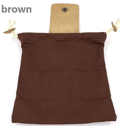 Collapsable Waxed Canvas Foraging pouch - Naturenspires