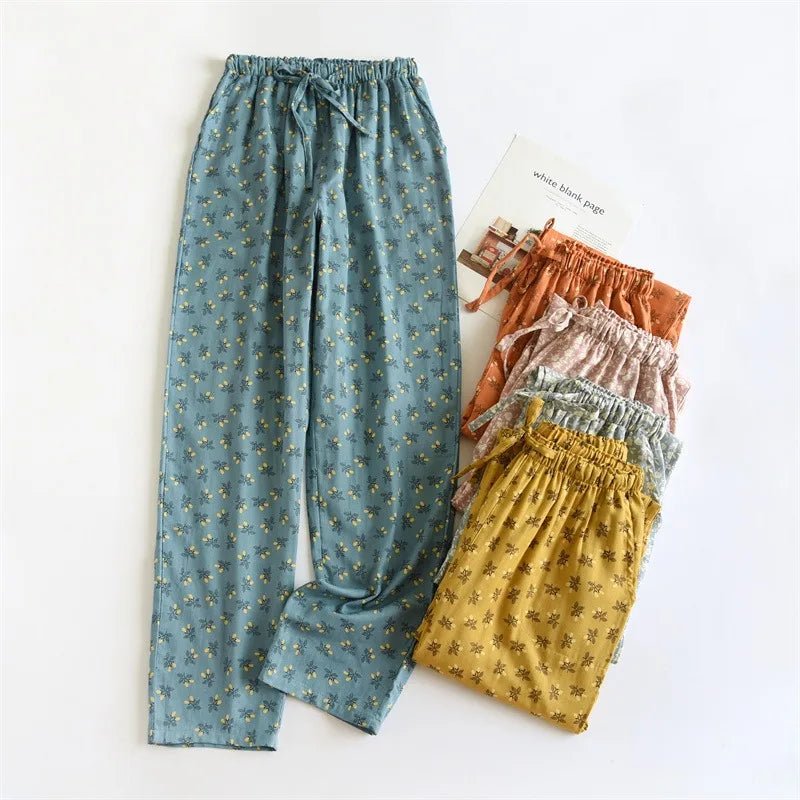 Cotton Sleep Bloom Pants - Nature Inspires