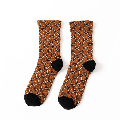 Floral Embossed Socks - Nature Inspires