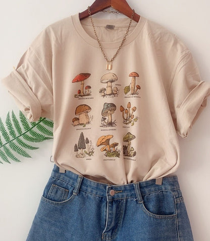 khaki fungi T-shirt - Nature Inspires