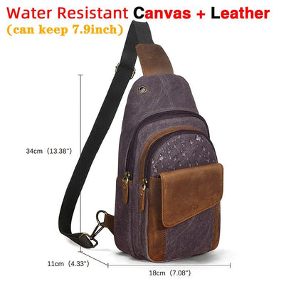 Leather Sling Bag - Naturenspires