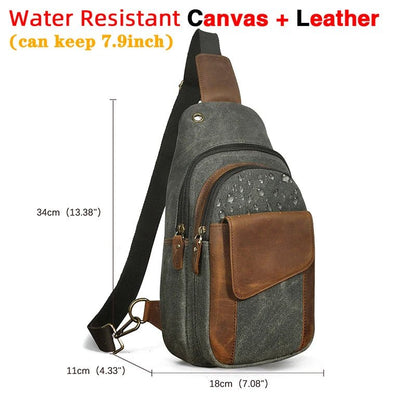 Leather Sling Bag - Naturenspires