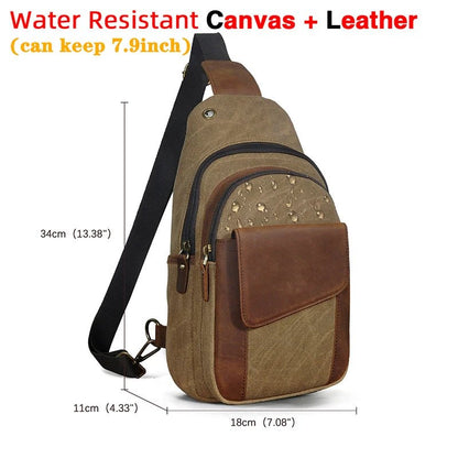 Leather Sling Bag - Naturenspires