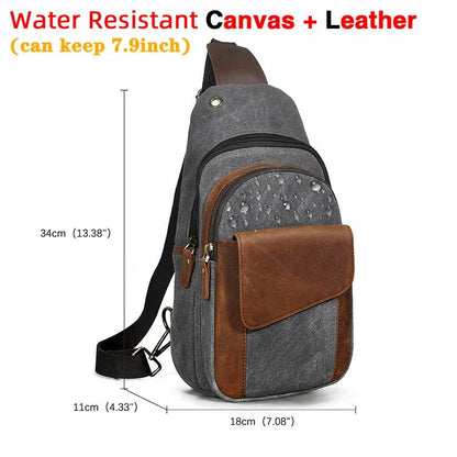 Leather Sling Bag - Naturenspires