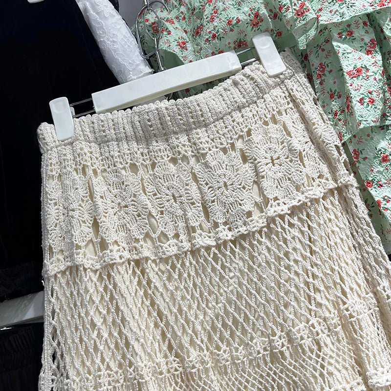 Medium Long Crocheted Skirt - Naturenspires