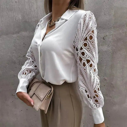 Sweet Doily Sleeve Blouse - Nature Inspires