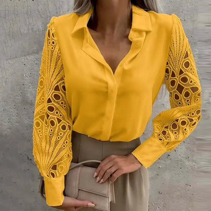 Sweet Doily Sleeve Blouse - Nature Inspires