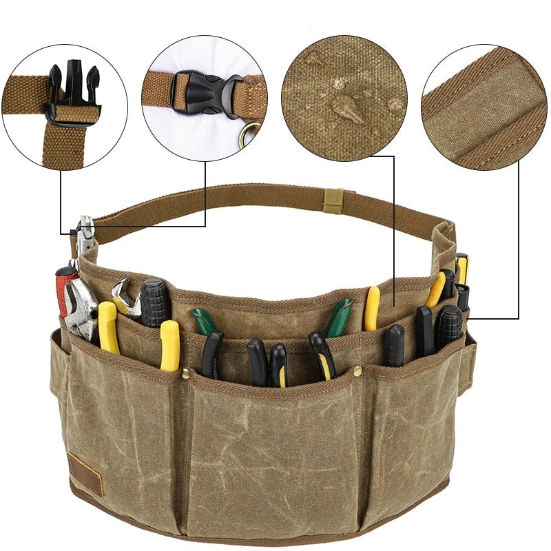 Waxed Canvas Tool Belt - Naturenspires