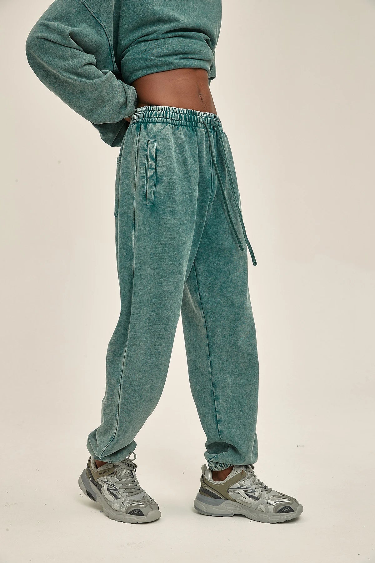 Willow Stonewash Cotton Sweatpants - Nature Inspires