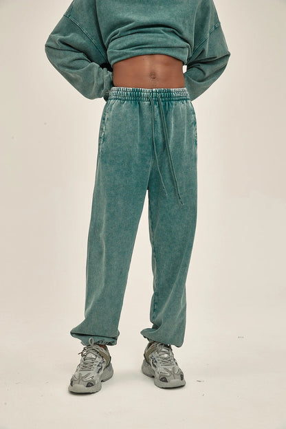 Willow Stonewash Cotton Sweatpants - Nature Inspires