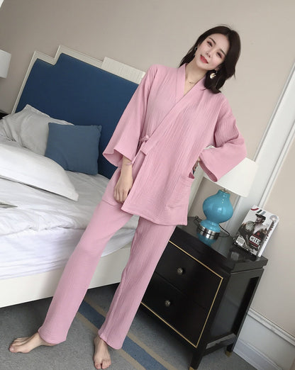 100% Cotton Gauze PJ Robe Sets - Naturenspires