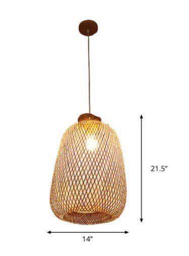 Bamboo Rattan Light - Naturenspires