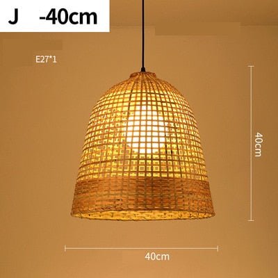 Bamboo Rattan Light - Naturenspires