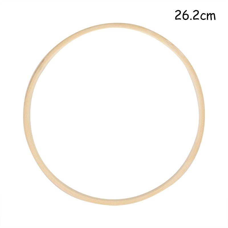 Bamboo Wooden circles sets of 5 - Naturenspires