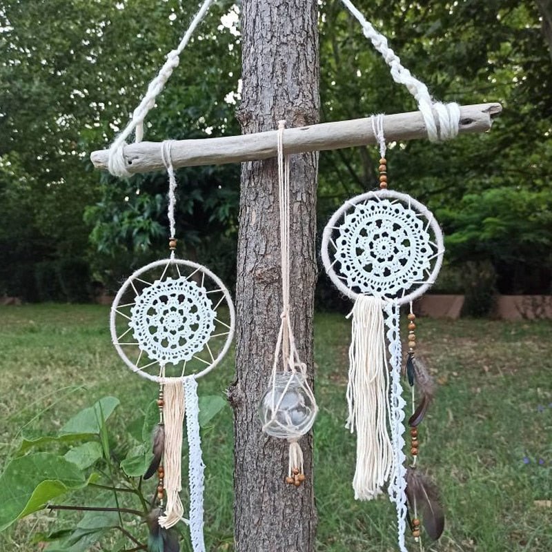 Bamboo Wooden circles sets of 5 - Naturenspires