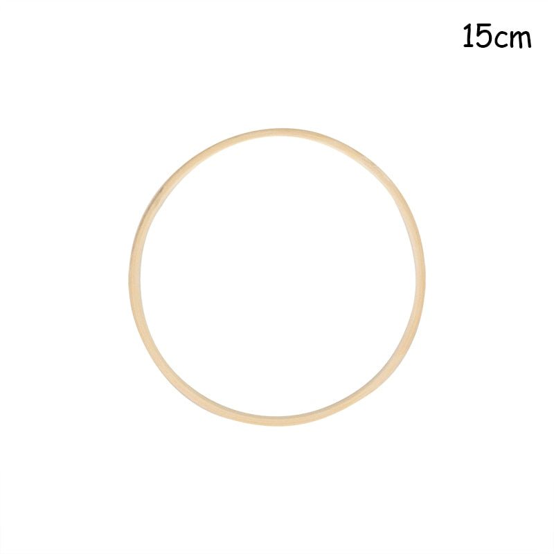 Bamboo Wooden circles sets of 5 - Naturenspires