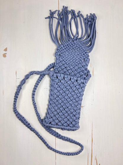 Blue Mini Macrame Purse - Naturenspires