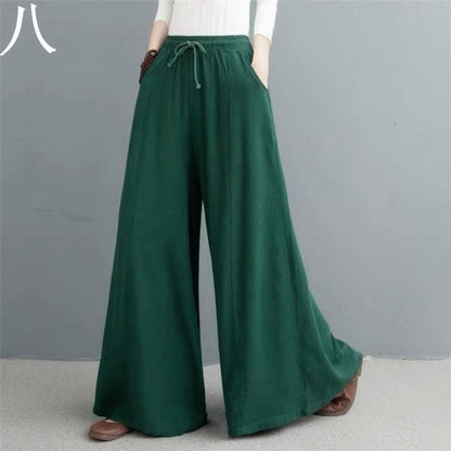 Bohemian Loose Wide leg Summer Pants - Naturenspires