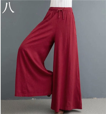 Bohemian Loose Wide leg Summer Pants - Naturenspires