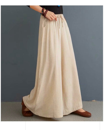 Bohemian Loose Wide leg Summer Pants - Naturenspires