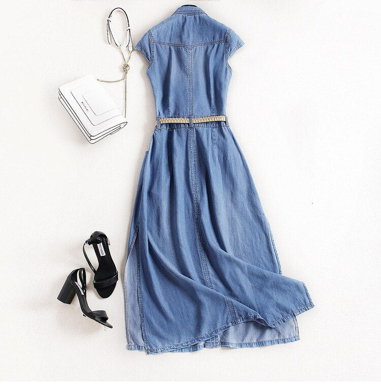 Casual Denim Dress - Naturenspires