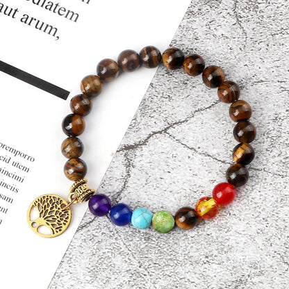 Chakra Life Tree Bracelets - Naturenspires