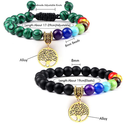 Chakra Life Tree Bracelets - Naturenspires