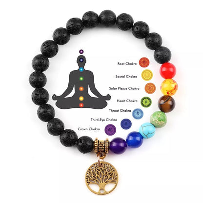 Chakra Life Tree Bracelets - Naturenspires