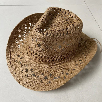 Classic Straw Western Hat - Naturenspires