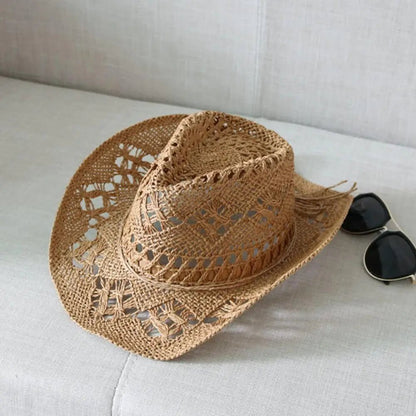 Classic Straw Western Hat - Naturenspires