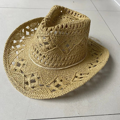 Classic Straw Western Hat - Naturenspires