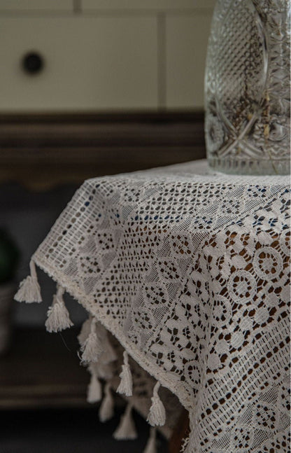 Crochet Lace Curtain - Naturenspires