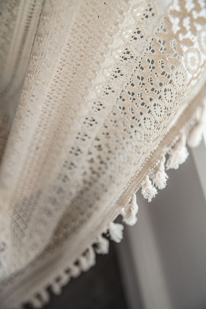 Crochet Lace Curtain - Naturenspires