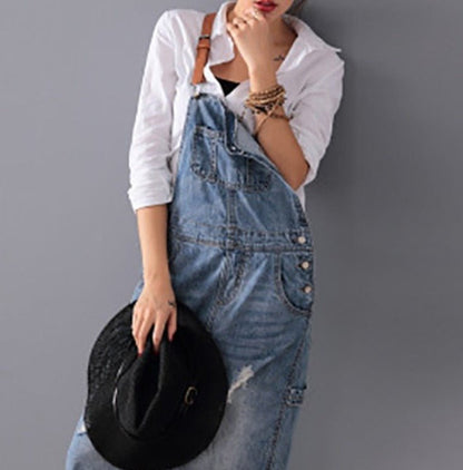 Denim Overall Dress - Naturenspires