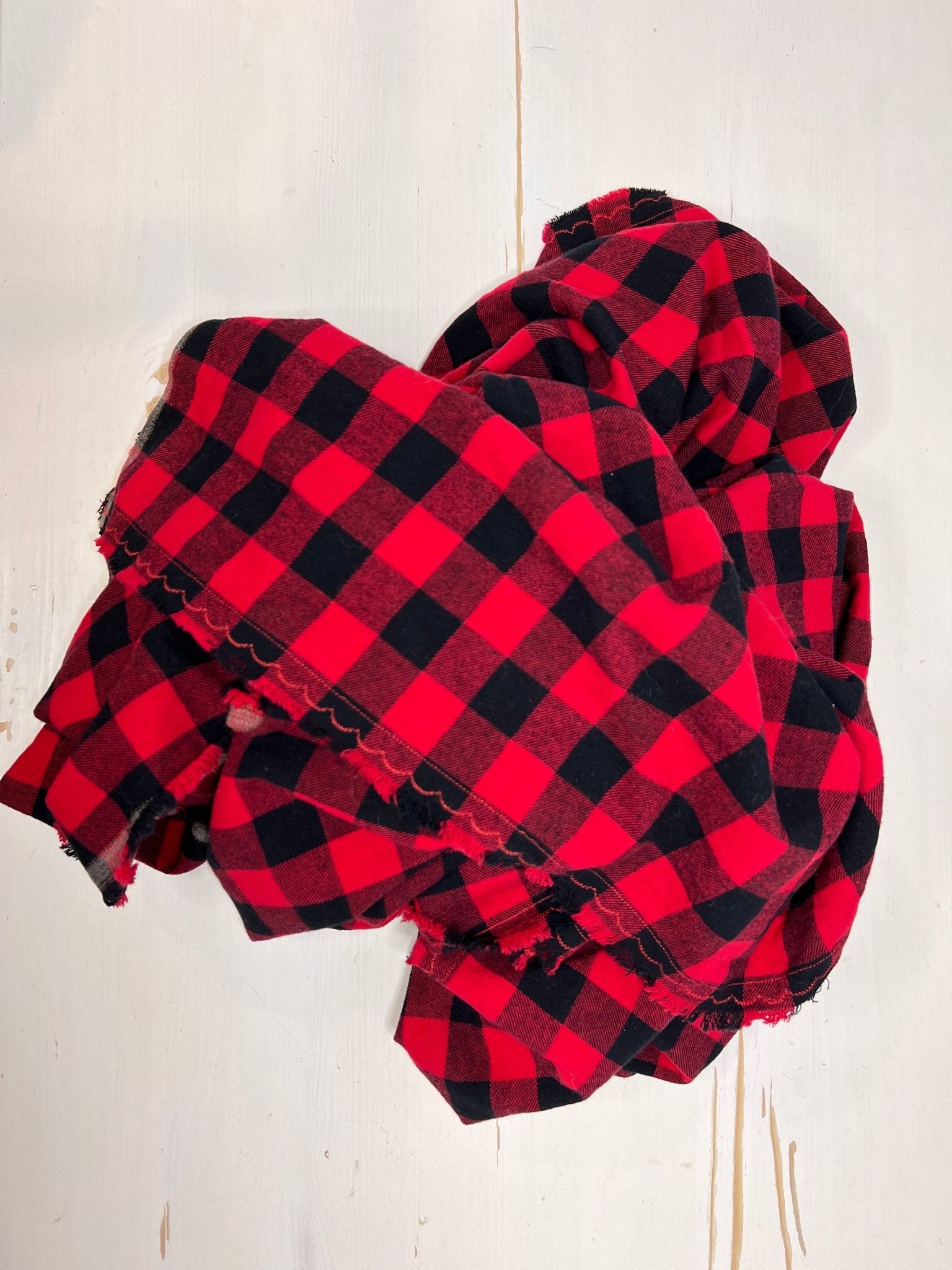 Flannel Buffalo Plaid Blanket Scarf - Naturenspires