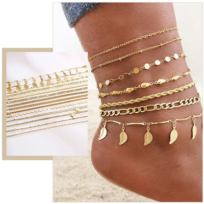 Forever Gold Beautiful Anklets - Naturenspires