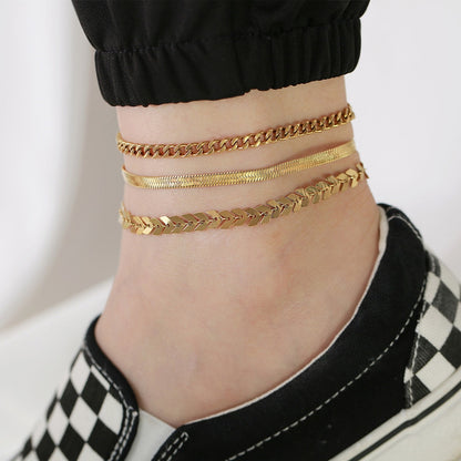 Forever Gold Beautiful Anklets - Naturenspires