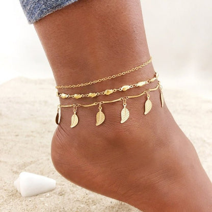 Forever Gold Beautiful Anklets - Naturenspires