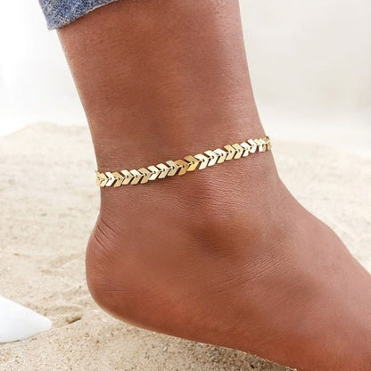 Forever Gold Beautiful Anklets - Naturenspires