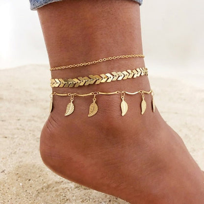 Forever Gold Beautiful Anklets - Naturenspires