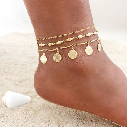 Forever Gold Beautiful Anklets - Naturenspires