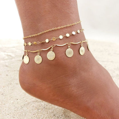 Forever Gold Beautiful Anklets - Naturenspires