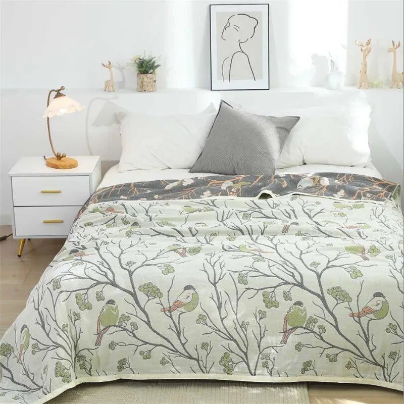 Gauze Bed or Sofa Quilt Cover. - Naturenspires