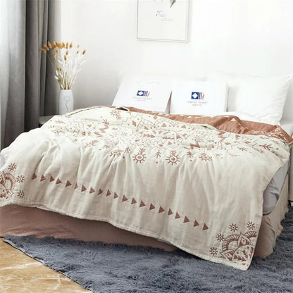 Gauze Bed or Sofa Quilt Cover. - Naturenspires