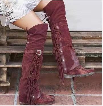 Knee-High Boho Boots - Naturenspires