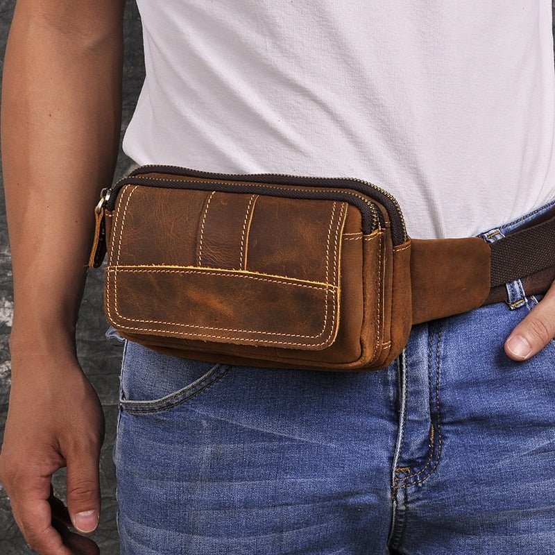 Leather Sling and Waist Bag - Naturenspires