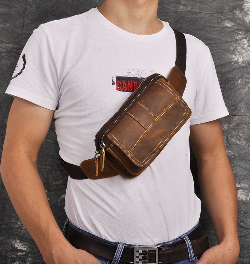 Leather Sling and Waist Bag - Naturenspires